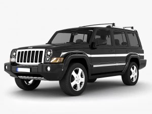 지프 사령관 SUV 3D 모델