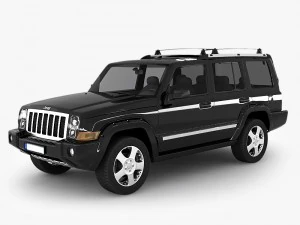 jeep commander suv 3D Model