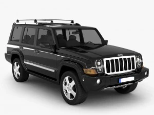 jeep commander suv 3D Model
