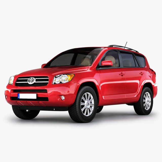 toyota rav4 3D 模型 .c4d .max .obj .3ds .fbx .stl .blend 