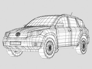 toyota rav4 3D 模型