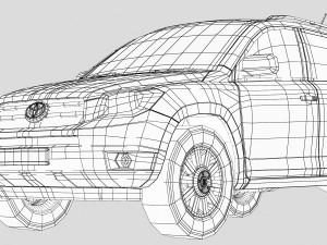 toyota rav4 3D 模型