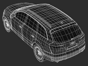 audi q7 3D-Modell