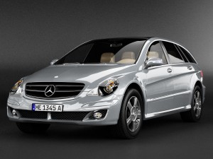 mercedes r class 3D मॉडल
