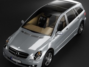 mercedes r class Model 3D