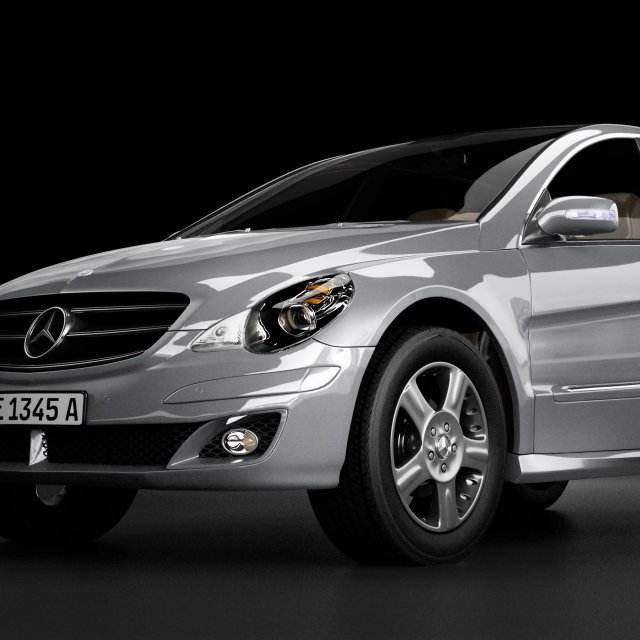 mercedes r class 3D Model in Sedan 3DExport