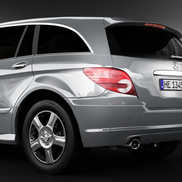 mercedes r class 3D Model in Sedan 3DExport
