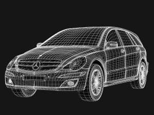 mercedes r class Model 3D