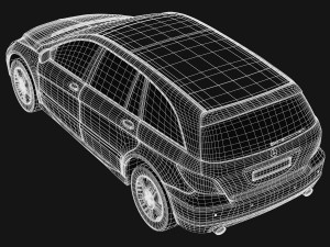 mercedes r class Model 3D