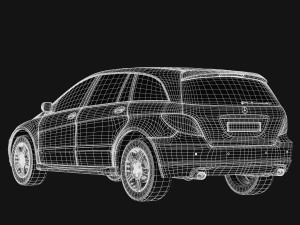mercedes r class Model 3D