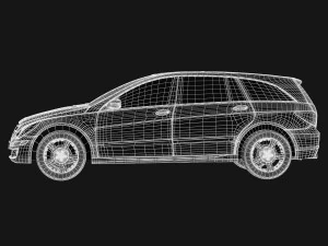 mercedes r class 3D Model