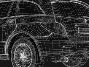 mercedes r class Model 3D