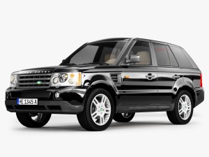 range rover suv 3D मॉडल