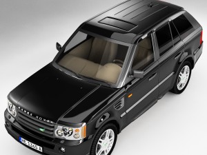 range rover suv 3D Модель