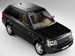 range rover suv 3D Модель