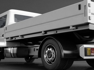 mitsubishi fuso fe160 crew cab 3D Model