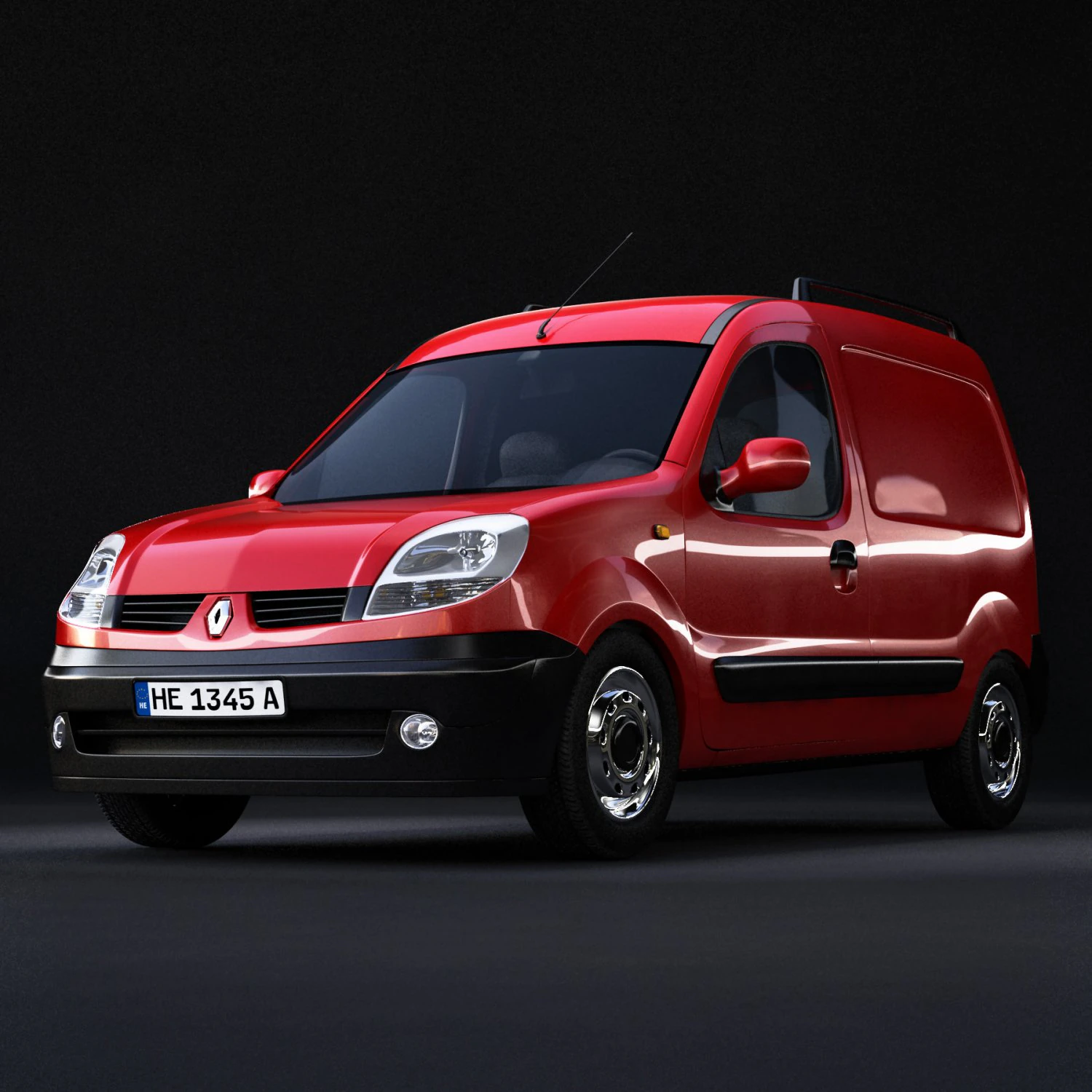 renault kangoo 3D Model .c4d .max .obj .3ds .fbx .stl .blend