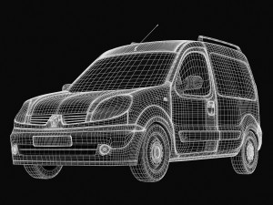 renault kangoo Modelo 3D
