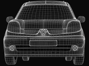renault kangoo Modelo 3D