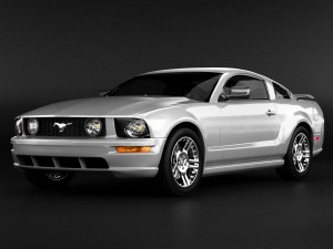 ford mustang gt 3D मॉडल