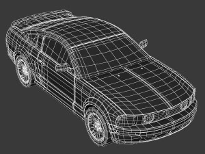 ford mustang gt 3D Model