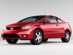 honda civic coupe Modèle 3D