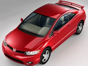 honda civic coupe 3D Model