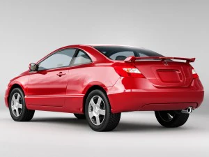 honda civic coupe 3D Model
