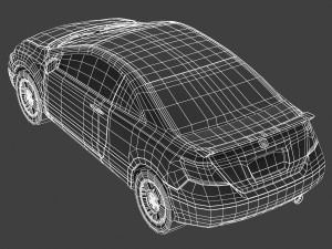 honda civic coupe Modèle 3D
