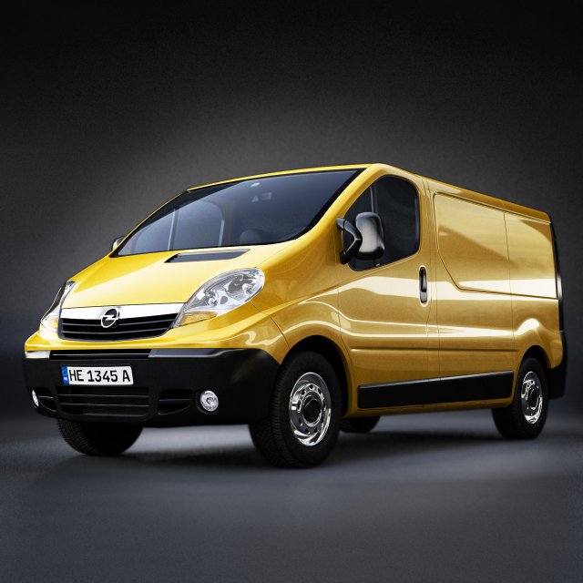 opel vivaro 3D Модель .c4d .max .obj .3ds .fbx .stl .blend 