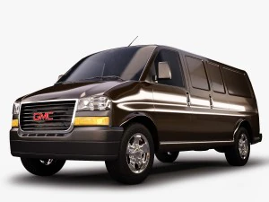 van gmc savana Modelo 3D
