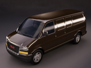 gmc savana van 3D Model