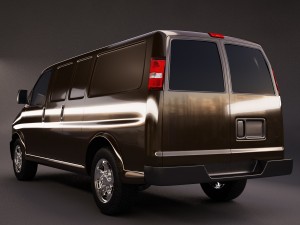 gmc savana van 3D Model