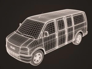 gmc savana van 3D Model