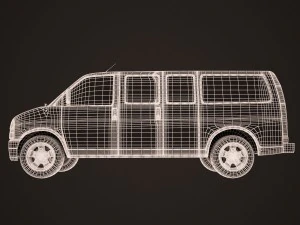gmc savana van 3D Model