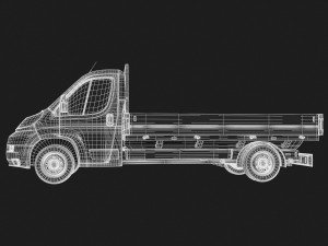 fiat ducato truck 3D Model
