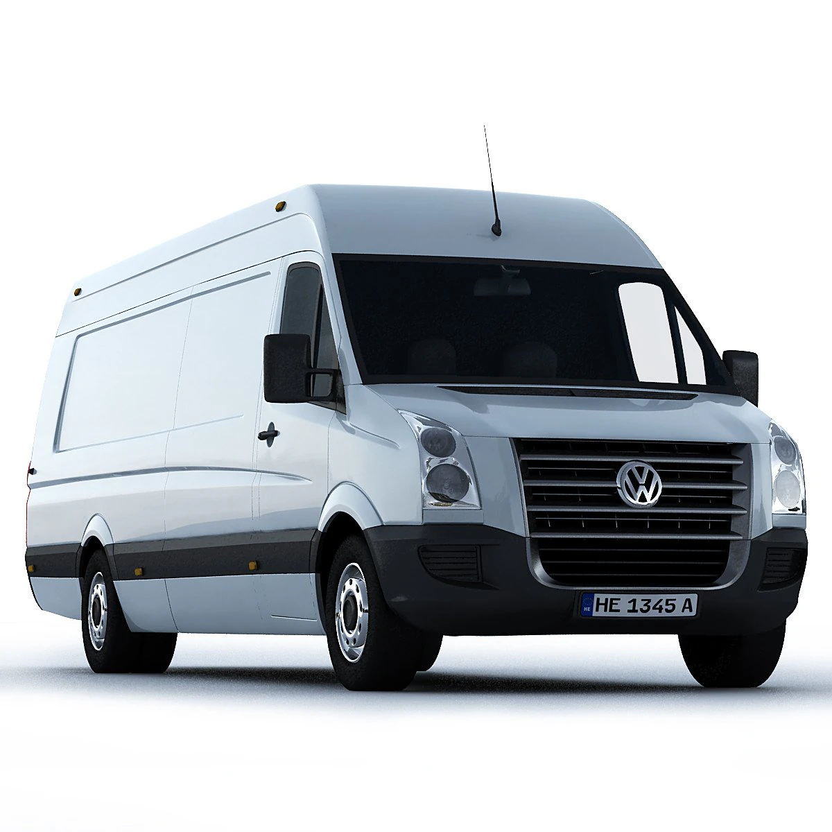 volkswagen crafter van 3D Model .c4d .max .obj .3ds .fbx .stl .blend