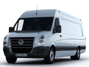 volkswagen crafter van 3D Model