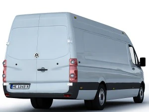 volkswagen crafter van 3D Model