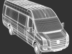 volkswagen crafter van 3D Model