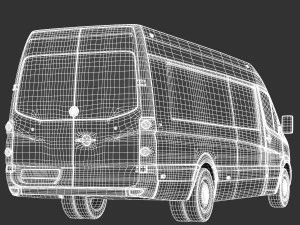 volkswagen crafter van 3D Model