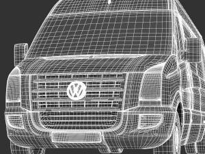 volkswagen crafter van 3D Model