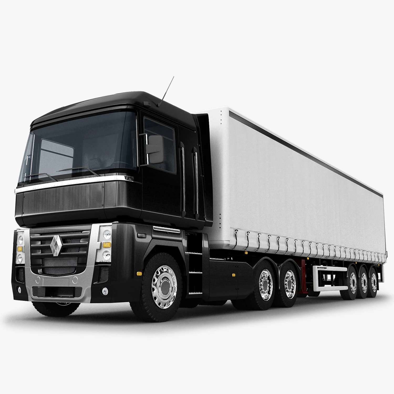 renault magnum 480 3D Model .c4d .max .obj .3ds .fbx .stl .blend