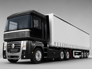 renault magnum 480 Modèle 3D