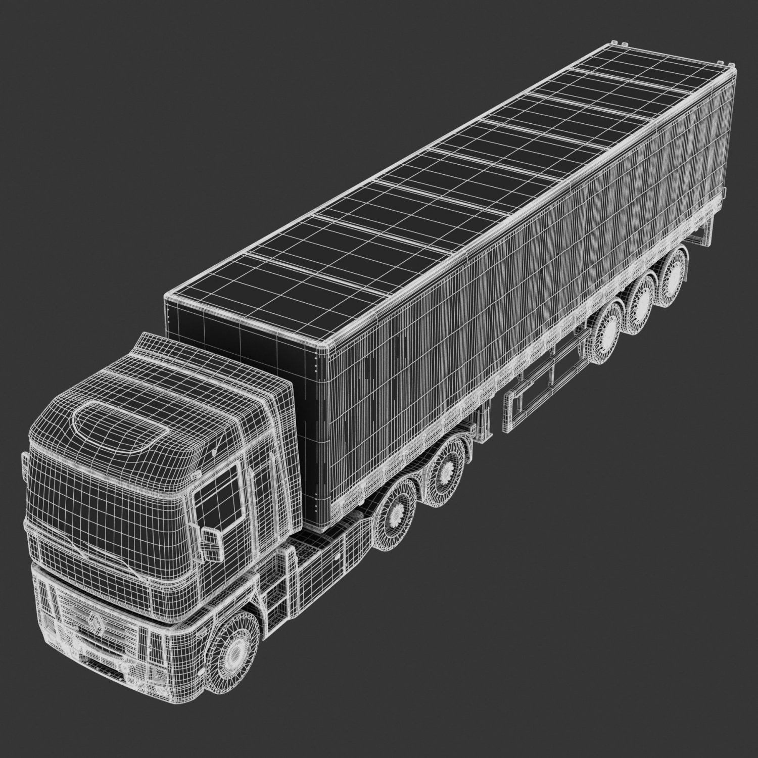 Как нарисовать renault magnum