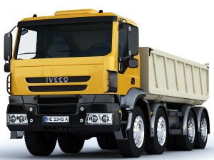 iveco trakker truck Modelo 3D