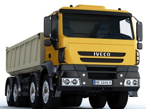 iveco trakker truck Model 3D