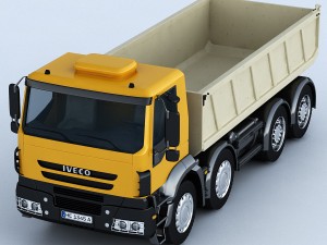 iveco trakker truck Model 3D