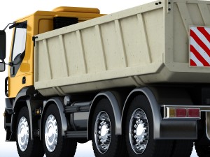 iveco trakker truck Model 3D