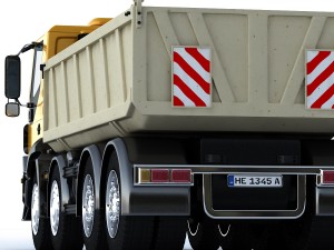 iveco trakker truck Model 3D